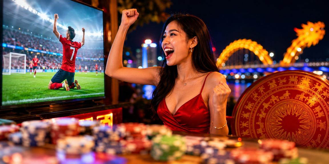 Người dùng tại Đà Nẵng đặt cược thể thao trực tuyến qua điện thoại di động ngoài trời