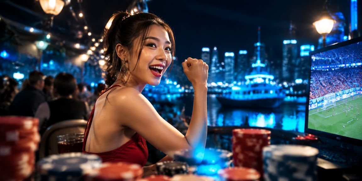 Khung cảnh chợ đêm Hà Nội về đêm với người dùng đăng ký tài khoản trực tuyến trên điện thoại