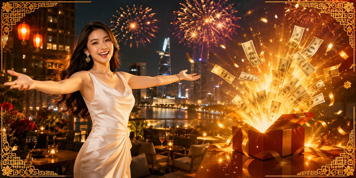 Không khí casino và cá cược về đêm tại chợ đêm thành phố Hồ Chí Minh